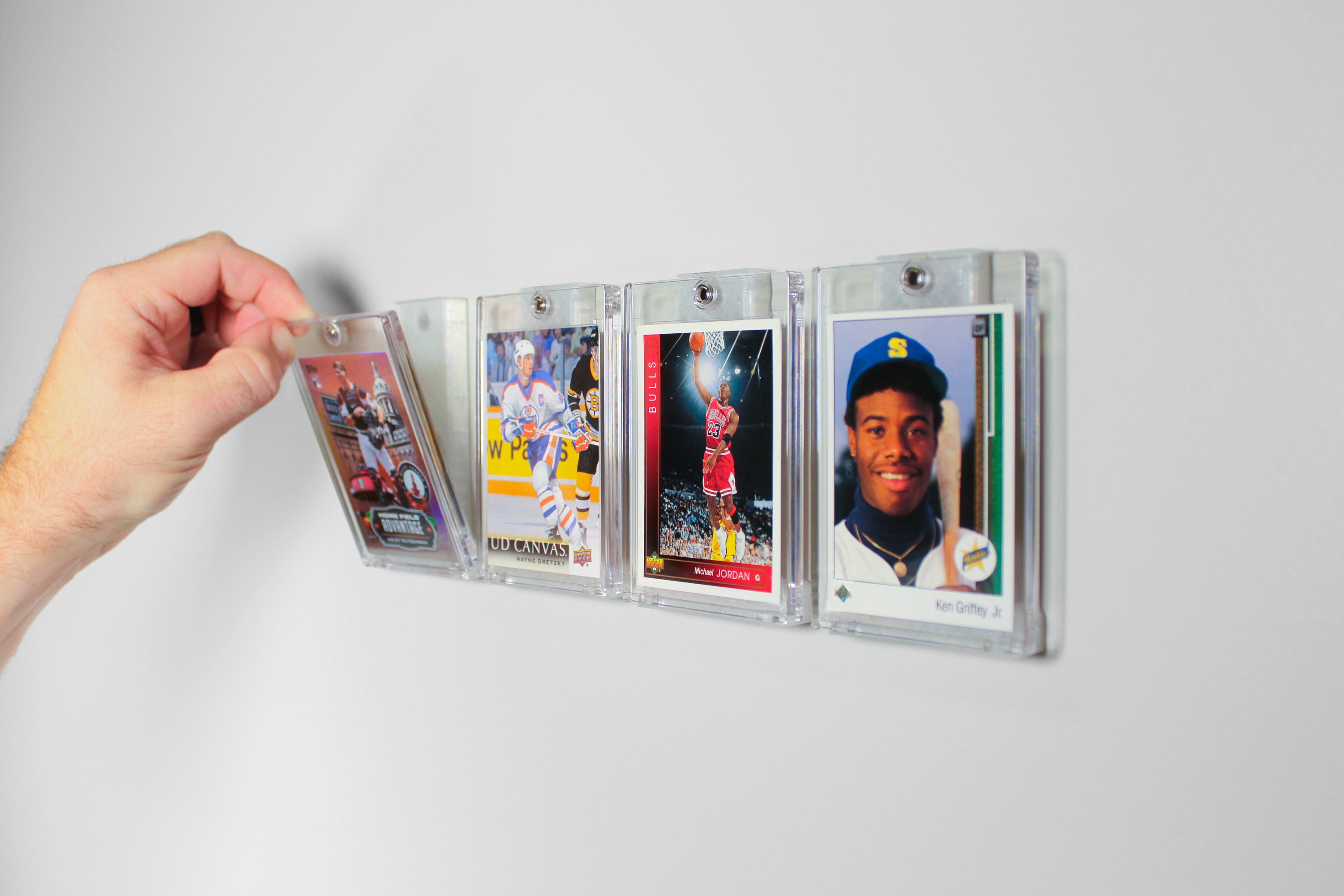 Trading Card Wall Display Mag Mount 4 Pack Etsy