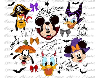 Retro Halloween Mouse And Friends Png, Mouse Not So Scary Png, Halloween Party 2025 Shirt Png, Spooky Season, Halloween Magic Kingdom Png