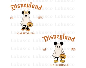 Ghost Halloween SVG PNG, Happy Halloween Svg, Disneyland Svg Png, Spooky Season Svg, Trick or Treat Svg, Halloween Sublimation Design