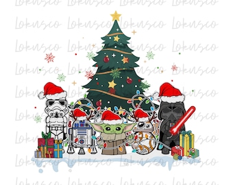 Star Wars Merry Christmas Png, Christmas Galaxy edg Png, Christmas Squad Png, Xmas Png, Holiday Season Png, Digital Download
