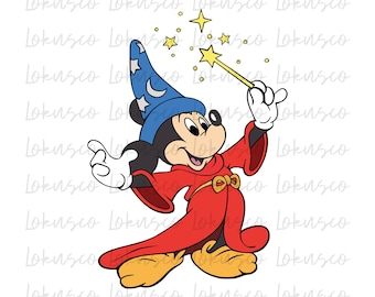 Disney Fantasia Mickey Png, Fantasia Sorcerer Png, Mickey Stay Magical Png, Disney Hollywood Studios, Disneyland Trip Png, Digital Download