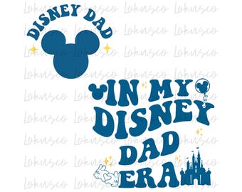 In My Dad Era PNG SVG, Festa del papà Png, Mouse Dad Png, Vacanze in famiglia Png, Viaggio in famiglia Png, Magic Kingdom Png, Personaggi dei cartoni animati Png