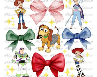 Toy Story Coquette Bow PNG, Disney Toy Story Png, Family Matching Trip Png, Vacay Mode Png, Coquette Bow Png, Digital Download
