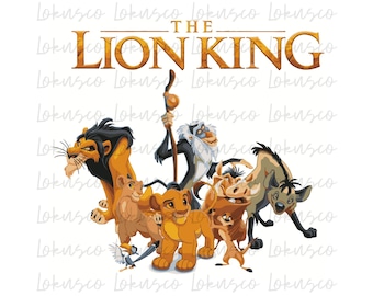 ディズニー ライオンキング グループキャラクター PNG SVG