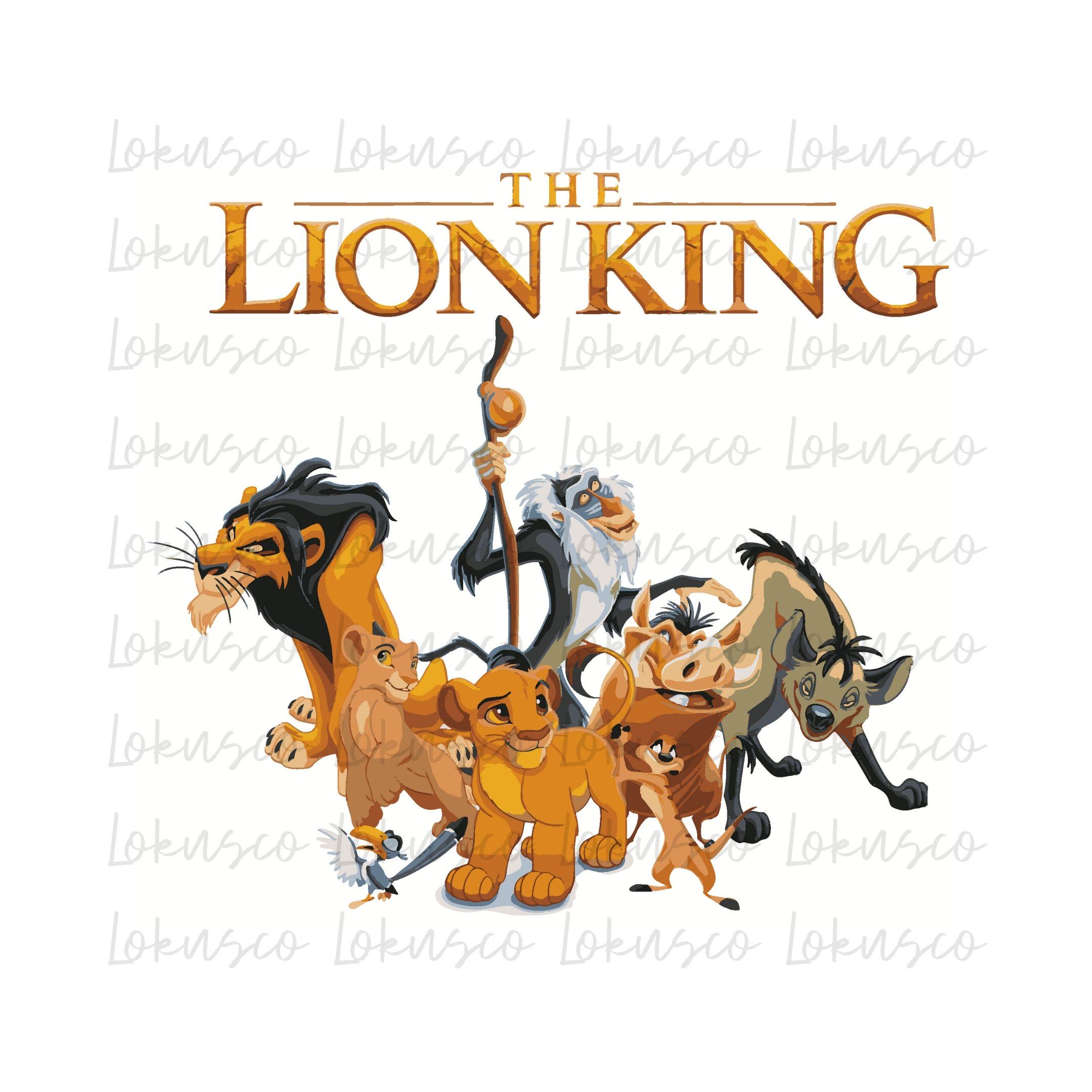 ディズニー ライオンキング グループキャラクター PNG SVG
