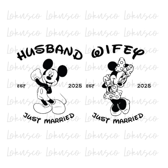 ミッキーとミニーの結婚したばかりの PNG、ディズニーの結婚式 PNG