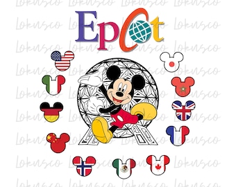 Disney Mickey Epcot Png, Mickey Png, Family Vacation Png, Magic Kingdom Png, Vacay Mode Png, World Traveler Epcot, Instant Download