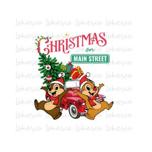 Chip and Dale Christmas Png, Double Trouble Christmas Png, Christmas Png, Christmas Friends Png, Digital File, Instant Download