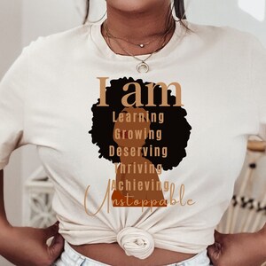 Black Girl Magic Tshirt for Black Woman, Melanin Shirt for Afrocentric Women Shirt for Brown Sugar Tee, Black Women, Black Owned Clothing