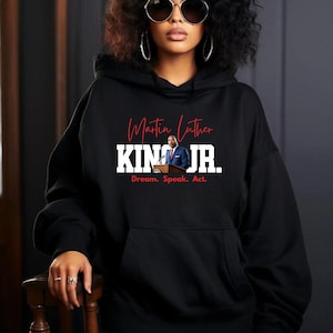 Black History Sweatshirt for Men and Women, Martin Luther King Influential Black Leader, African American Culture Gift Black History Month