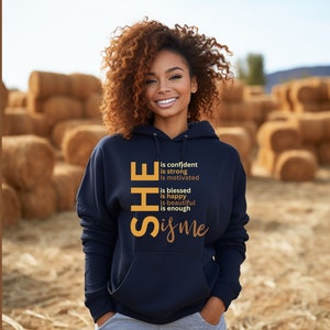 Cute Hoodie Sweatshirt for Women Shirt, Inspirational Hoodie Gift for Woman, Birthday Sweatshirt, Sweatshirt Women Trendy Crewneck Hoodie
