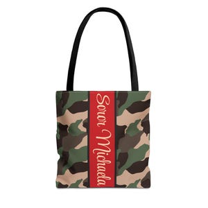 Personalized Delta Sigma Theta DST Tote Bag Paraphernalia with Custom Name Sorority Gift DST Sisters Crimson Cream Accessories DST Sorors