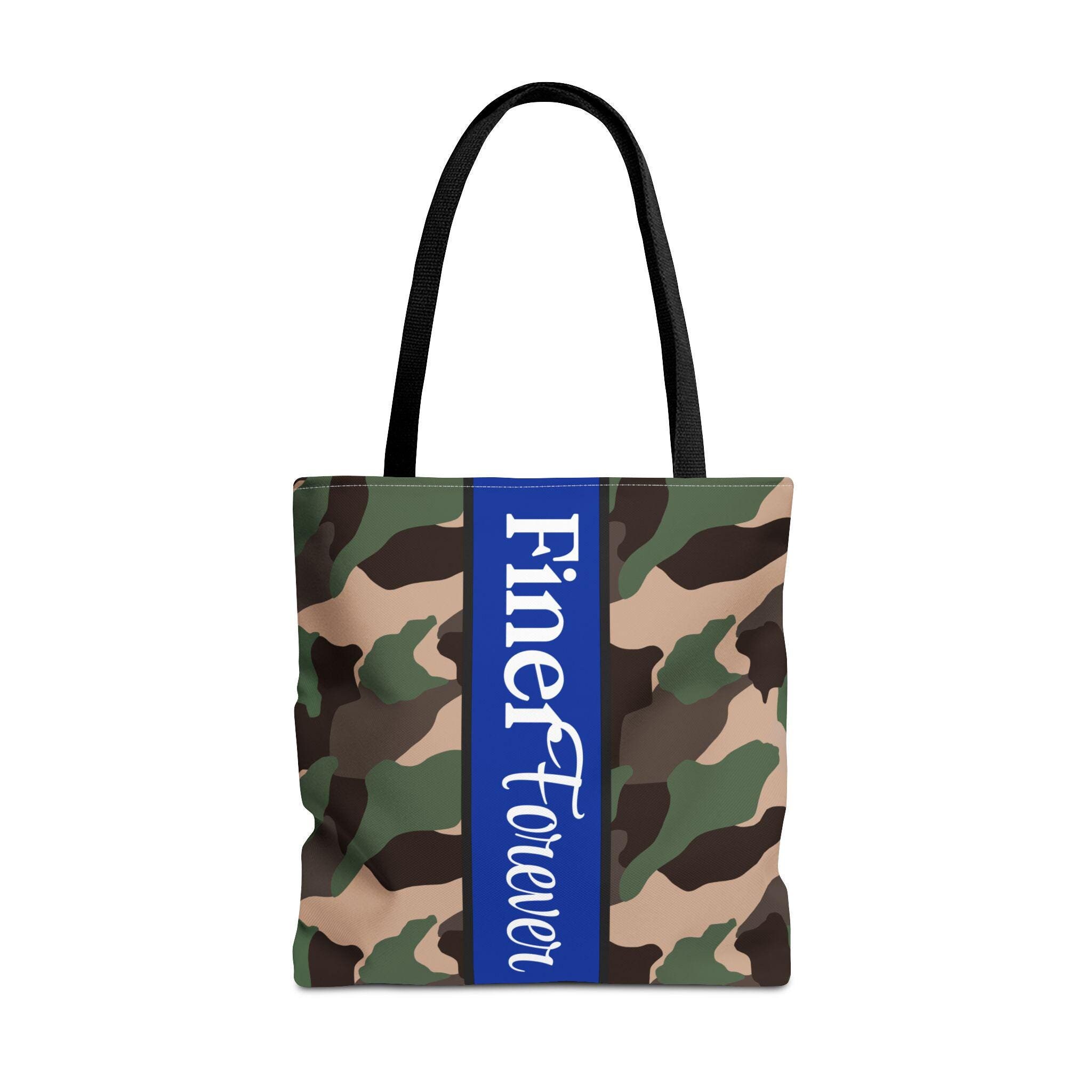 Zeta Phi Beta Handbag Personalized Blue and White Tote Bag with Finer Womanhood Design for Sorority Women Perfect Greek Life Gifts Daily Use