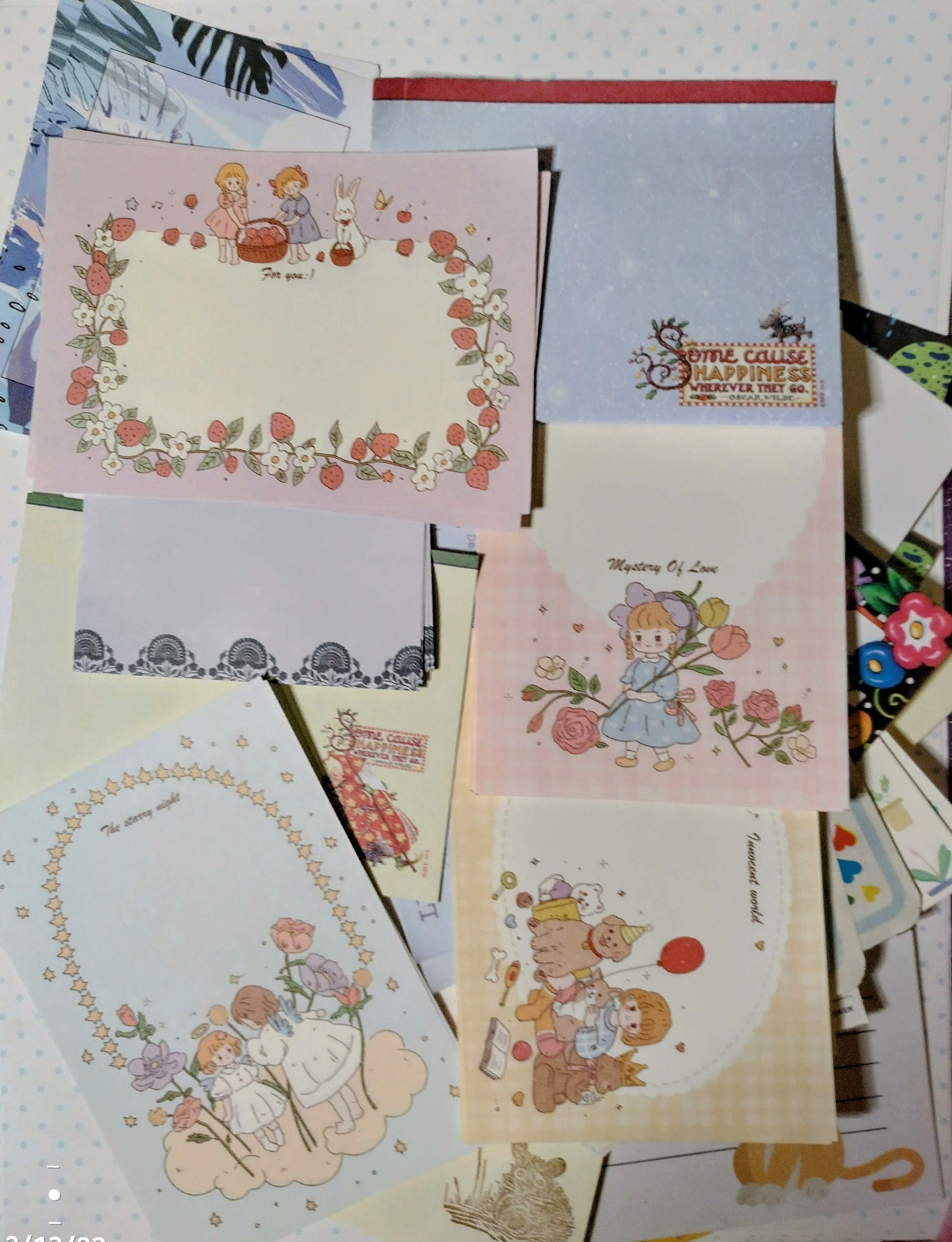 Junk Journaling Memo Sheets Grab Bag, Vintage Inspired Paper, Vintage