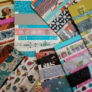 Mystery Washi Tape Sample Grab Bag auf Vintage Spielkarten, Vintage inspiriert, Kawaii Washi, Niedliches Washi, Bujo, Planer Dekorationen, Journal