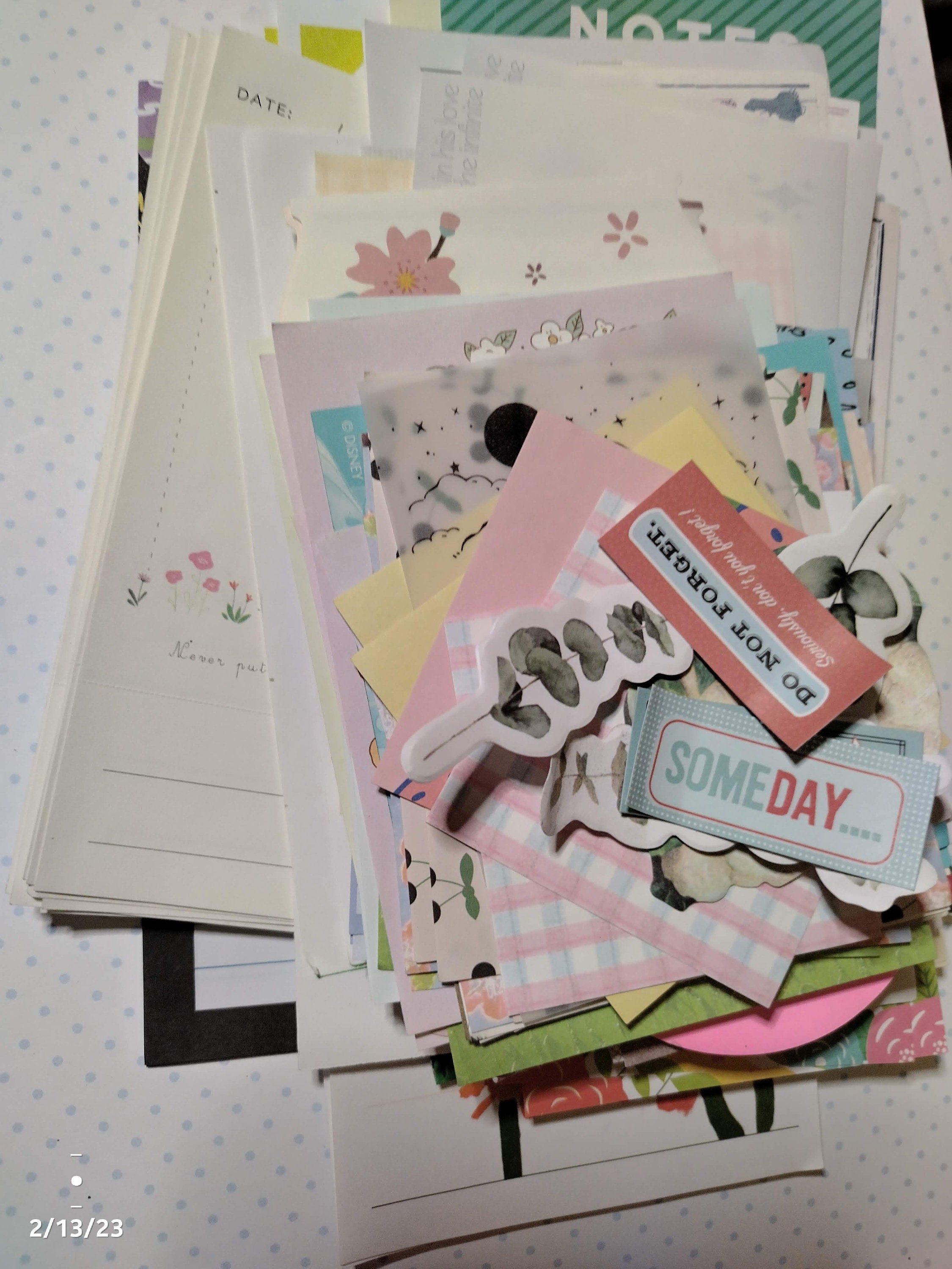 Junk Journaling Memo Sheets Grab Bag, Vintage Inspired Paper, Vintage