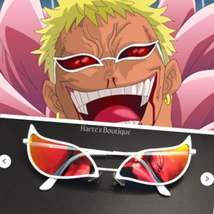 Mermaker Mermaid One Piece Cosplay glasses Don Quixote · Don Quixote Doflamingo  one piece dress the king under the Seven Warlords of the Sea (silver) 