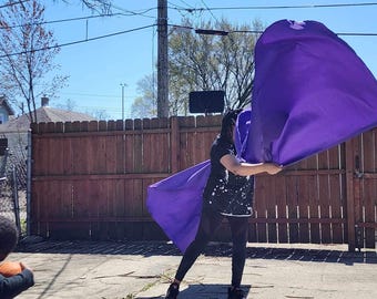 Bandeiras de Adoração do Sacerdócio – Realeza (roxo) | Conjunto de 2 | Bandeiras de Dança de Louvor Real
