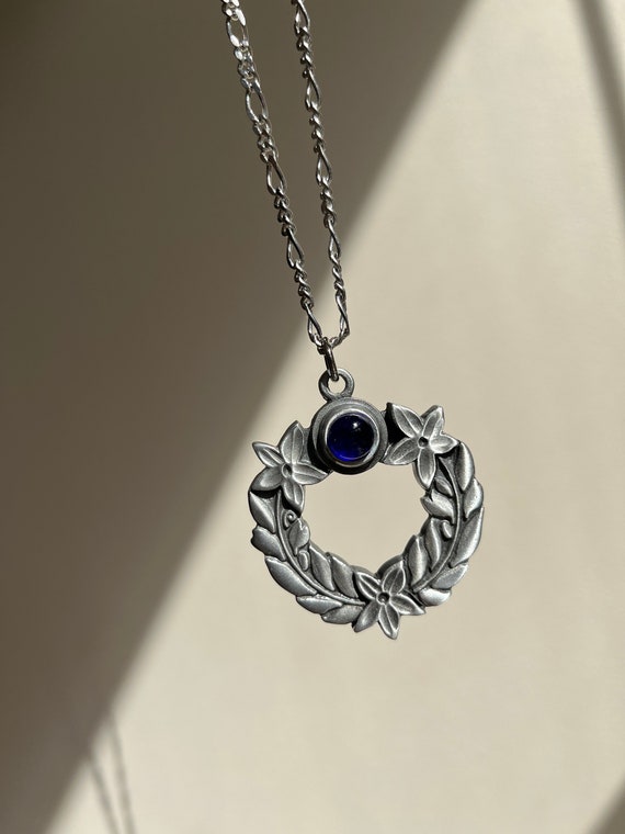 R Tennesmed Sweden pewter necklace - image 1