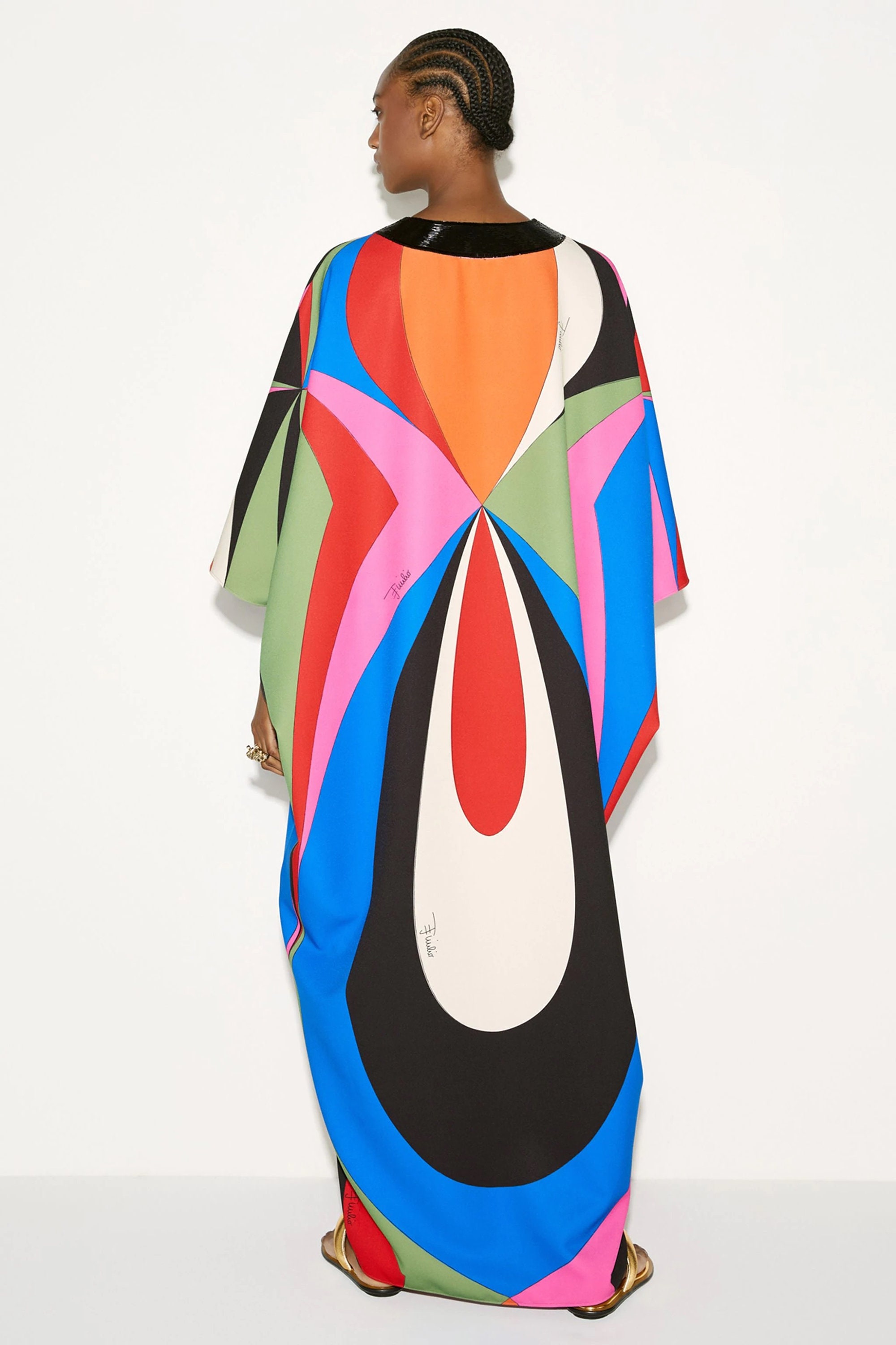 Multi Korean Bsy Kaftan