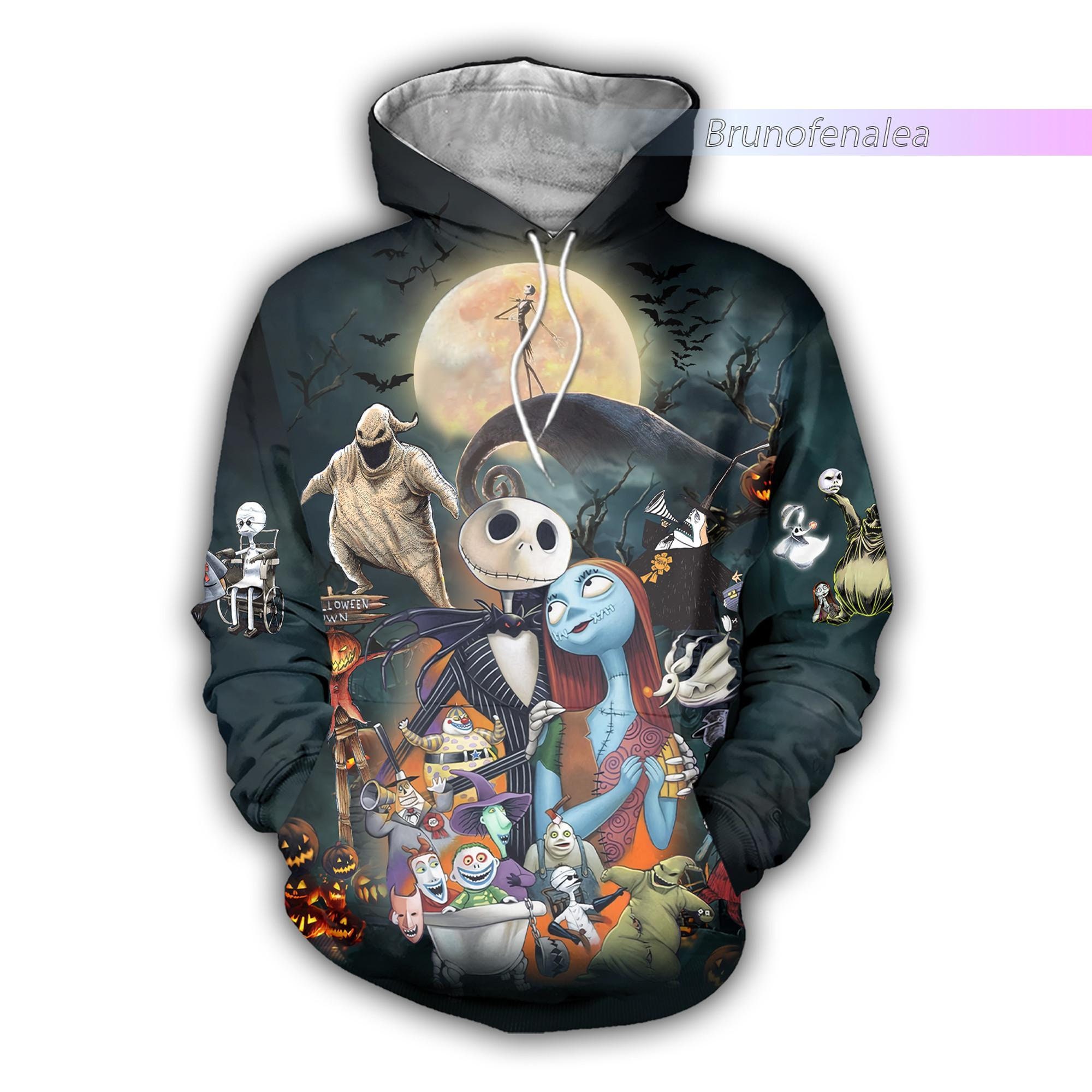 Discover Weihnachtsgeschenk, Jack Skellington  Albtraum vor Weihnachten 3d hoodies