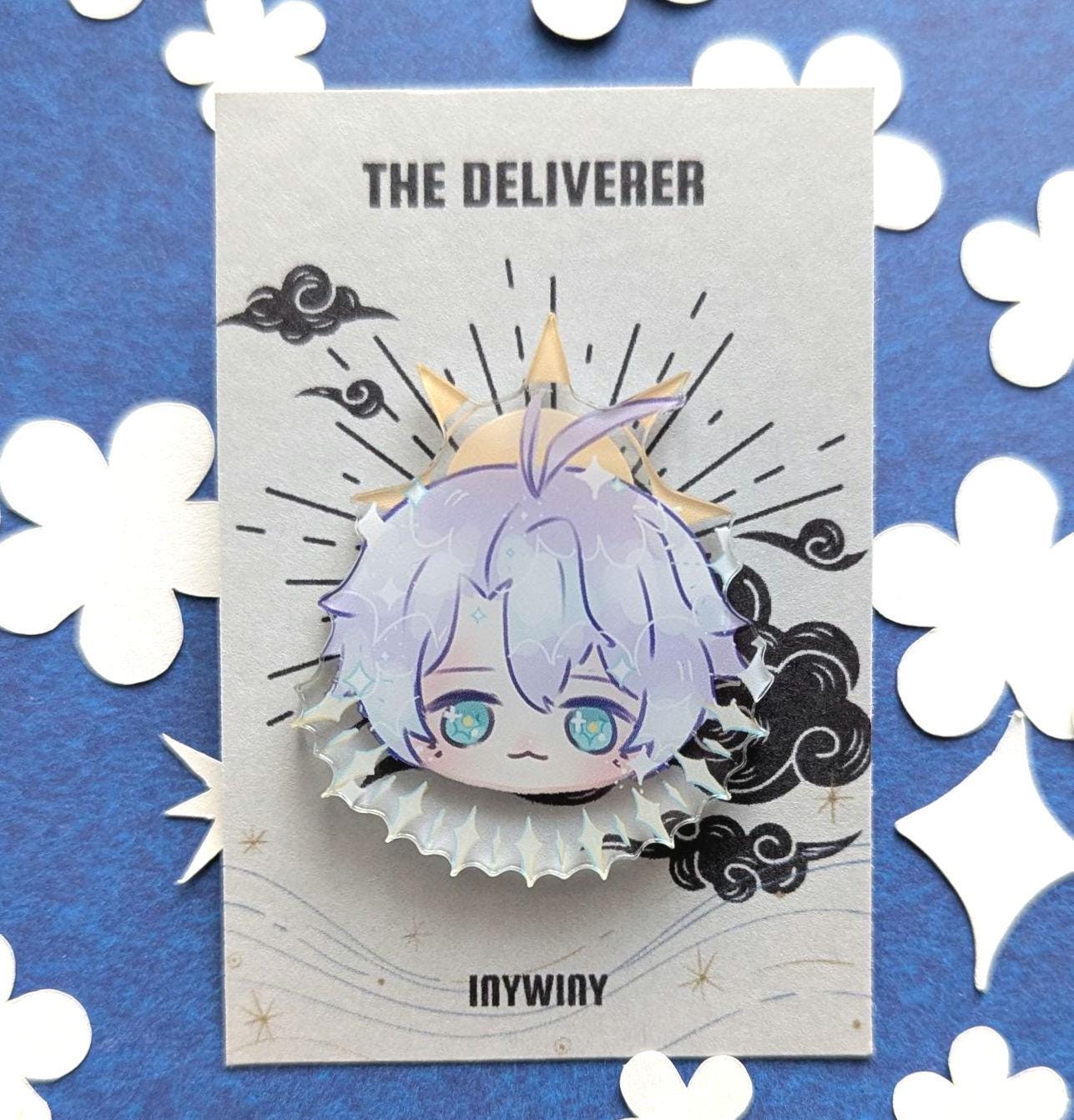 Phainon Pin | Honkai Star Rail Mydei Phainon Anaxa Sunday Penacony Acrylic Chibi Pin