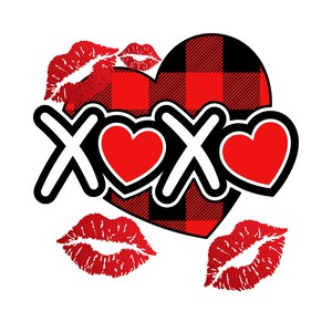 XOXO print - DIGITAL DOWNLOAD - pdf, png, svg verfügbar