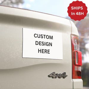 Custom Design Car Magnets - Personalized Car Decals, Vehicle Magnets, Magnetic Signs, Unique Auto Accessories, Gift for Drivers