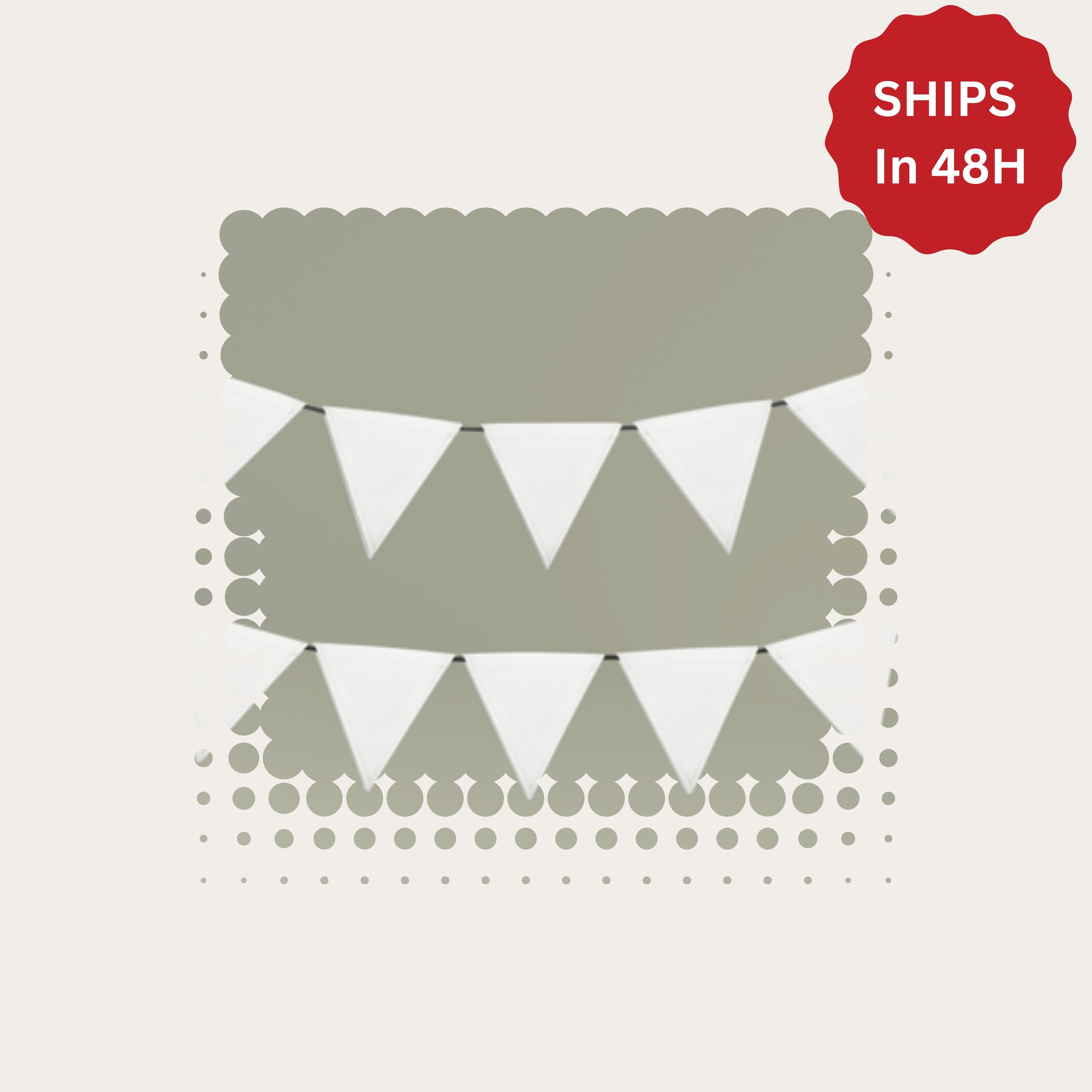 Custom Party Triangle Flags, Custom Design, Bunting, Garland ...