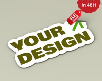 Custom Magnet Set - Personalized Fridge Decor in Various Shapes - Personalized Fridge Decor, Unique Shapes, and Custom Logo Options