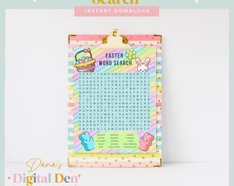 Easter Word Search Printable | Kids Activity | Holiday Puzzle | Instant ...