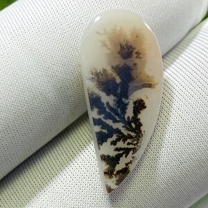 Designer Achat!! Dendritenachat, Edelstein Cabochon Dendritic Agate Fancy Semi Precious für die Schmuckherstellung Handgemacht: 25 x 11 mm