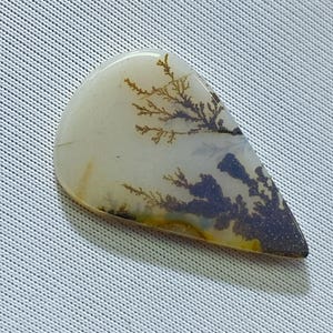 Designer Achat!! Dendritenachat, lose Edelstein Cabochon Dendritenachat Birne für die Herstellung von Schmuck Hand Made: 23 x 15 mm