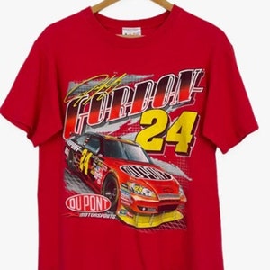 Vintage 90s Jeff Gordon NASCAR Racing T-Shirt, Jeff Gordon Shirt, Jeff Gordon T-Shirt, Gift For Father, Gift For Mother