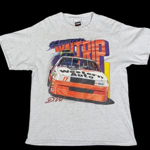 Vintage 1989 Darrell Waltrip Racing Nascar T-Shirt, 90s Nascar Shirt, Darrell Waltrip Shirt, Race Car Tee, Gift For Mother, Gift For Father