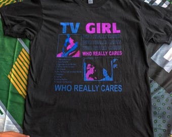 TV Girl T-Shirt, French Exit Album-T-Shirt, süßes Indie-Band-T-Shirt, Geschenkidee für sie, Lovers-Rock-Shirt, TV Girl Band-T-Shirt, Musikband-Grafik-Shirt