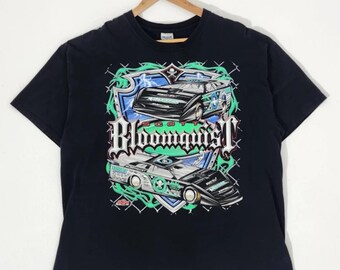 トップス 90s Scott Bloomquist RacingTee Vintage 90s Scott Bloomquist Late Model Racing T-shirt
