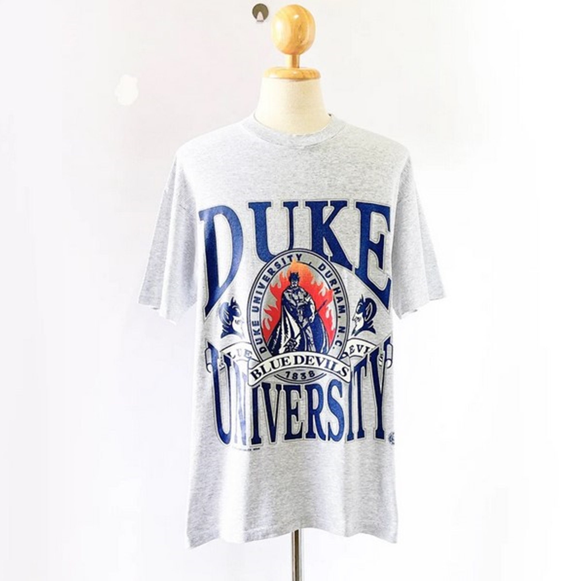 某メーカー Vintage 90s Duke T-shirt, Devils Blue University Duke Tシャツ