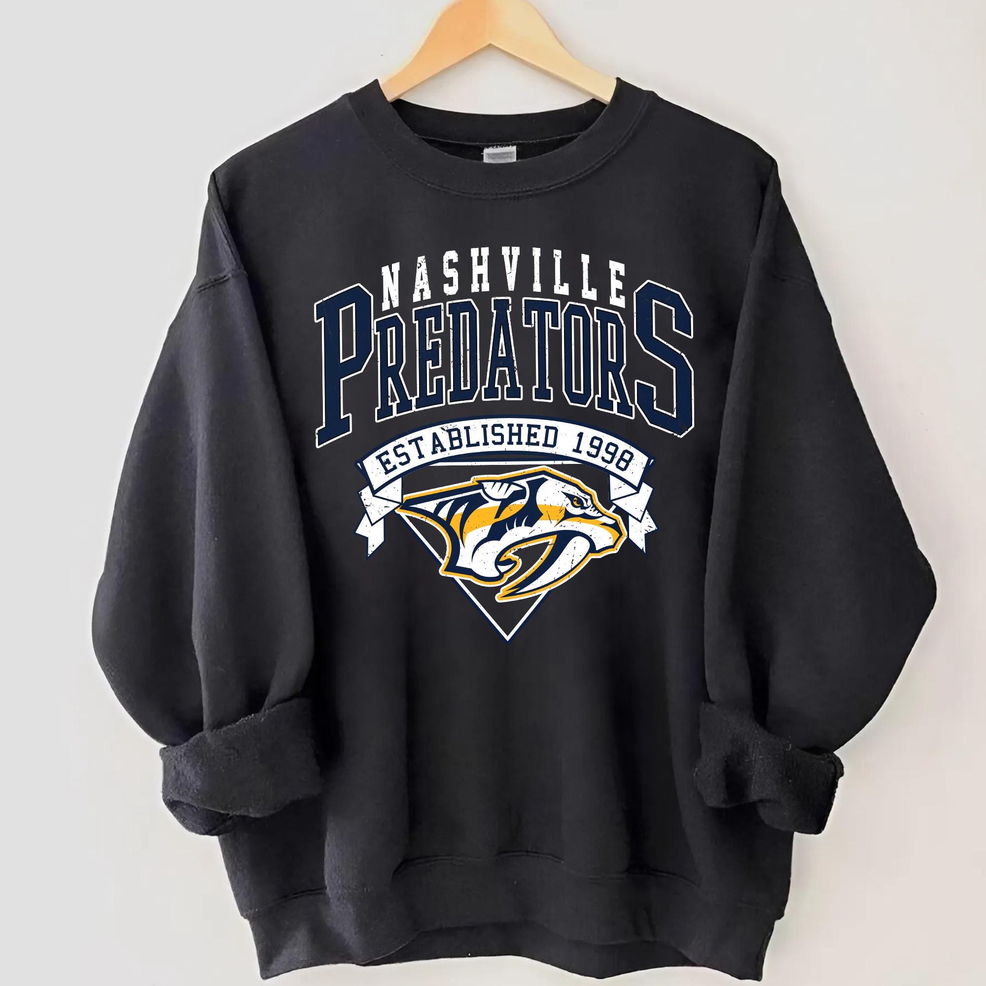 Nashville Predators Sweatshirt - Etsy