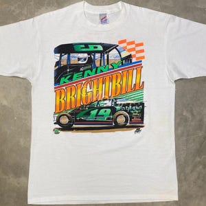 Vintage 90s Kenny Brightbill Modified T-Shirt, Dirt Modified Shirt, Dirt Modified T-Shirt, Gift For Father, Gift For Mother
