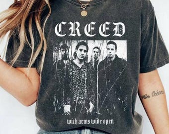 Retro Creed Metal Shirt, Creed Band Tshirt, Creed Band Fan Shirt, Creed Tour Shirt, Rock Band Creed Graphic Shirt, Creed Concert Shirt