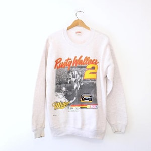 Vintage 90s Rusty Wallace Nascar Racing Sweatshirt, Rusty Wallace Shirt, Rusty Wallace T-Shirt, Gift For Father, Gift For Mother