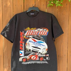 Vintage 2000 Mark Martin Nascar Racing T-Shirt, Mark Martin Shirt, Nascar Shirt, 90s Nascar T-Shirt, Gift For Father, Gift For Mother