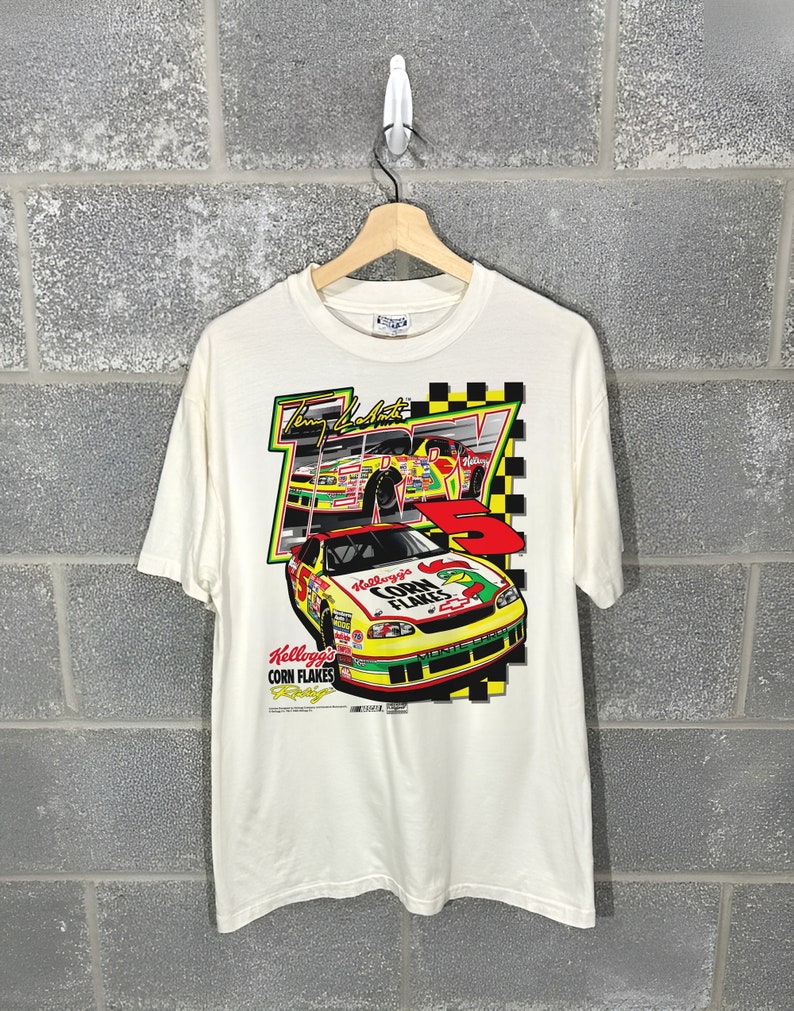 Vintage 90s Terry Labonte NASCAR Racing T-Shirt, Terry Labonte Shirt, Terry Labonte Sweater, Nascar Shirt, Gift For Father, Gift For Mother bild 1