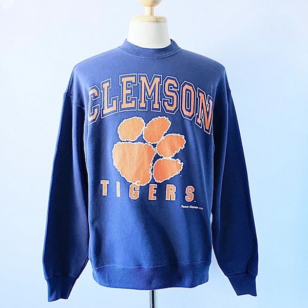 Licensed Sample Clemson Black Colorblock Sweatshirt main image 1