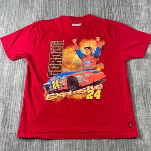 Vintage 2000s Jeff Gordon Nascar Racing T-Shirt, Jeff Gordon Shirt, Jeff Gordon T-Shirt, 90s Nascar Tee, Gift For Father, Gift For Mother