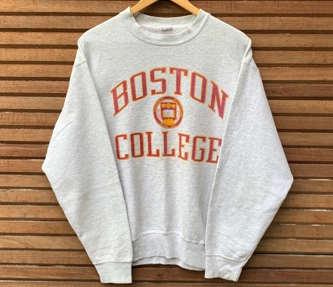 Vintage 90s Boston College University Crewneck Sweatshirt, Boston ...