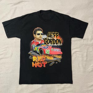 Vintage 90s Jeff Gordon Nascar Racing T-Shirt, Jeff Gordon Shirt, Jeff Gordon T-Shirt, 90s Nascar Tee, Gift For Father, Gift For Mother