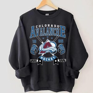Pull Vintage Colorado Avalanche NHL - Taille XXL, Noir, Logo Brodé - Occasion Bon état