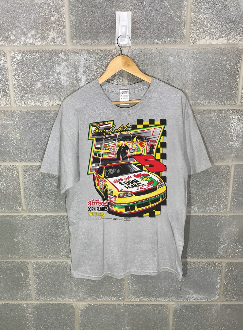 Vintage 90s Terry Labonte NASCAR Racing T-Shirt, Terry Labonte Shirt, Terry Labonte Sweater, Nascar Shirt, Gift For Father, Gift For Mother bild 2